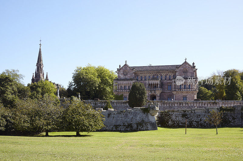 索伯雷拉诺西班牙哥特式宫殿，Comillas Del Mar, Cantabria